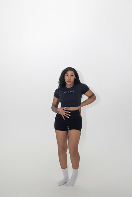 Amp Crop Top - Black