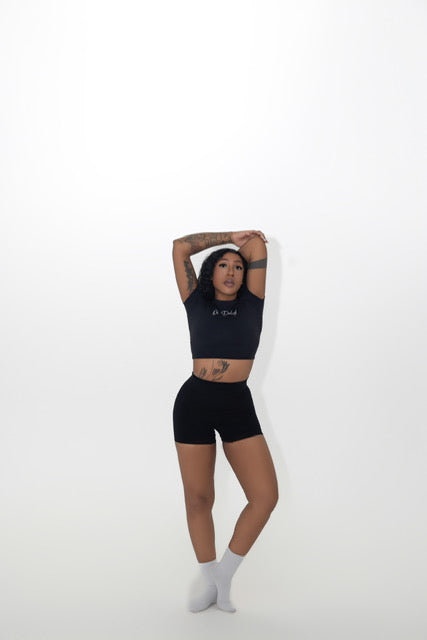 Amp Crop Top - Black