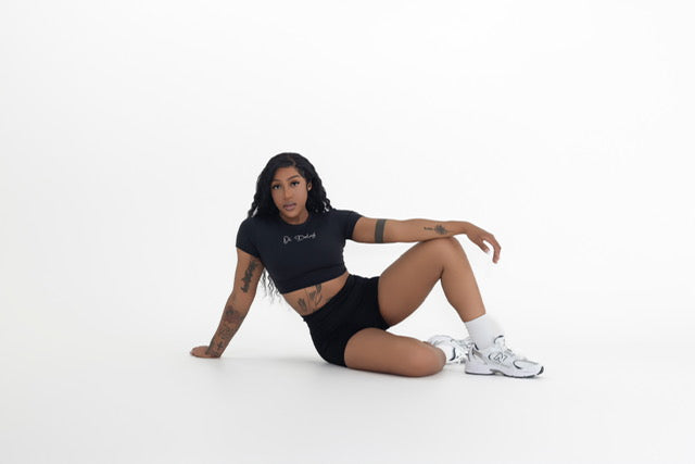Amp Crop Top - Black