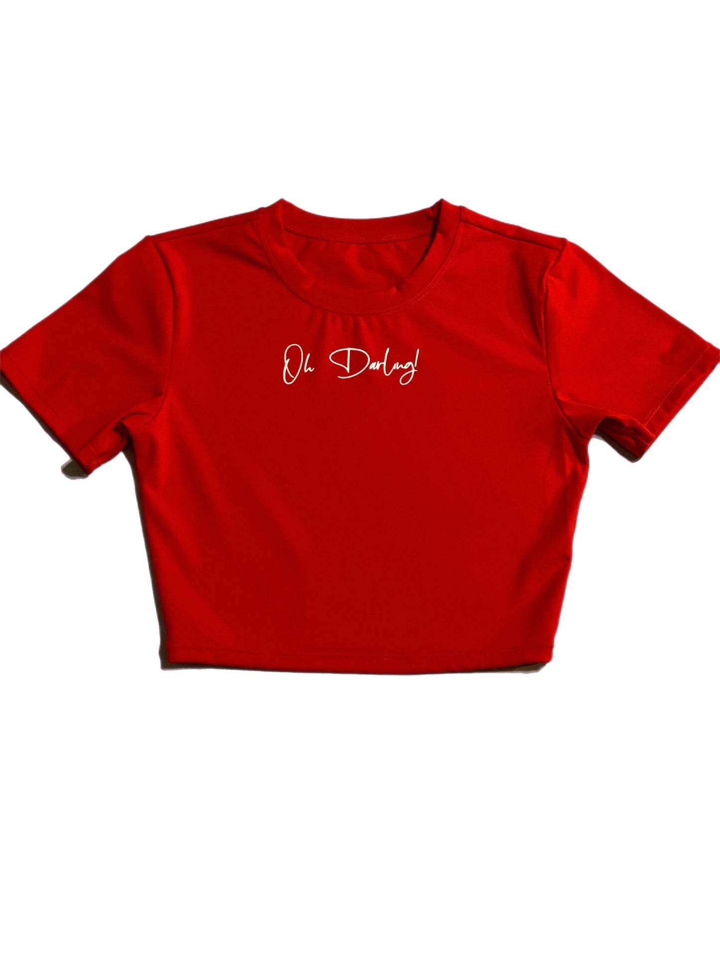 Amp Crop Top - Red