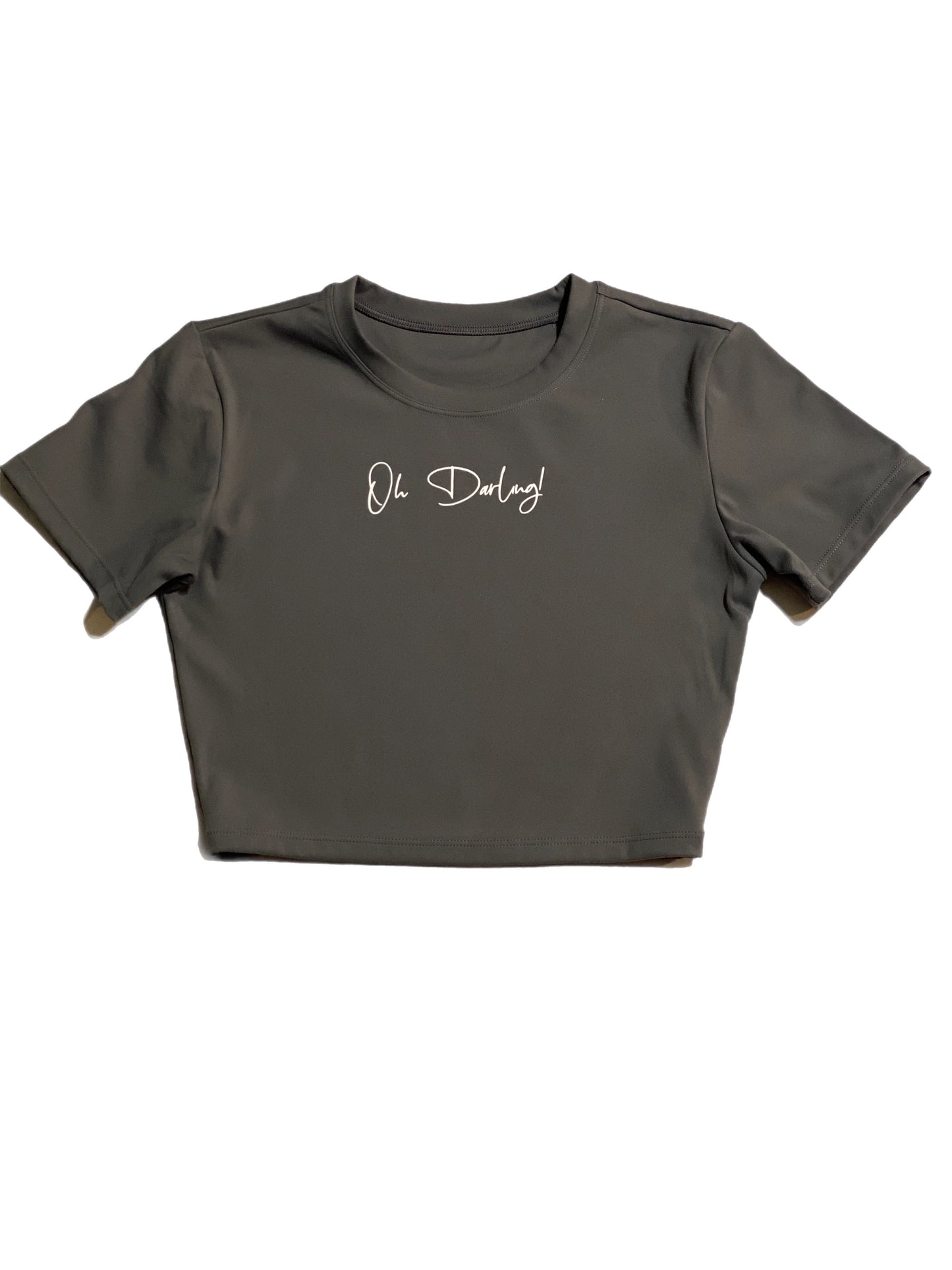 Amp Crop Top - Grey